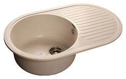 Granfest Мойка кухонная Rondo GF-R730L Бежевый – фотография-1